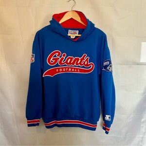 Vintage 90s Starter NFL Pro Line New York Giants Football Hoodie